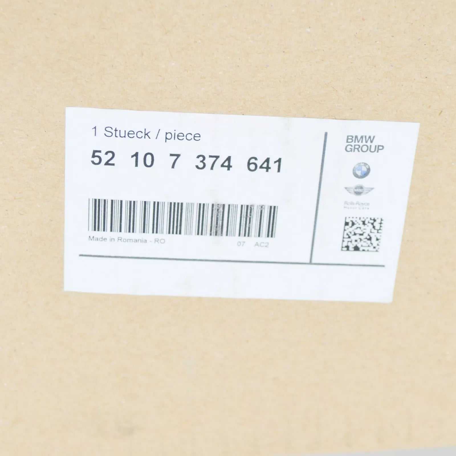 NEW BMW 2 ACTIVE TOURER F45 THIGH SUPPORT COVER 52107374641 7374641 ORIGINAL