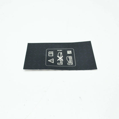 NEW BMW 1 F20 FRONT BUMPER TOWING LABEL 71228652135 8652135 ORIGINAL