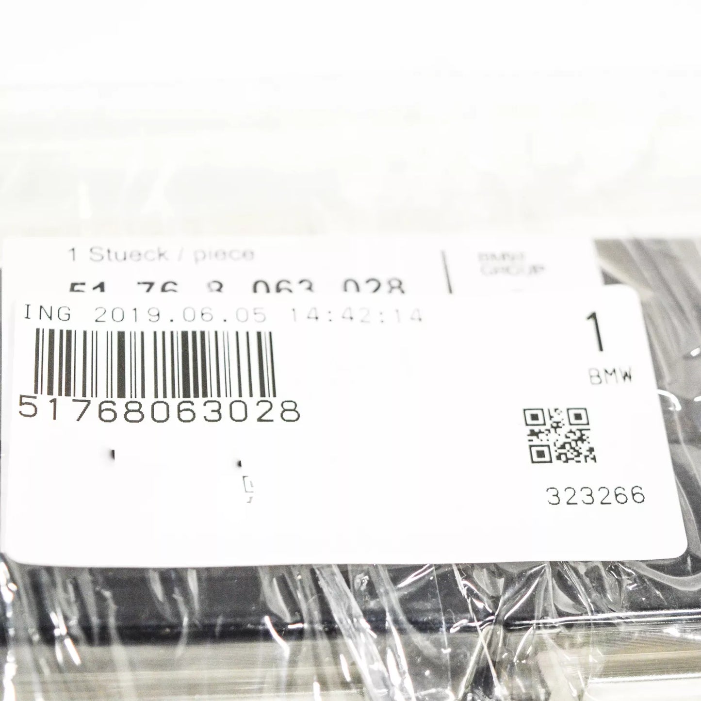 NEW BMW X6 F16 FRONT RIGHT SIDE PANEL M AIR DUCT 51768063028 ORIGINAL