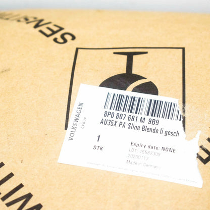 NEW AUDI A3 8P LEFT FOG LIGHT GRILLE 8P0807681M9B9 8P0807681M 9B9 2011