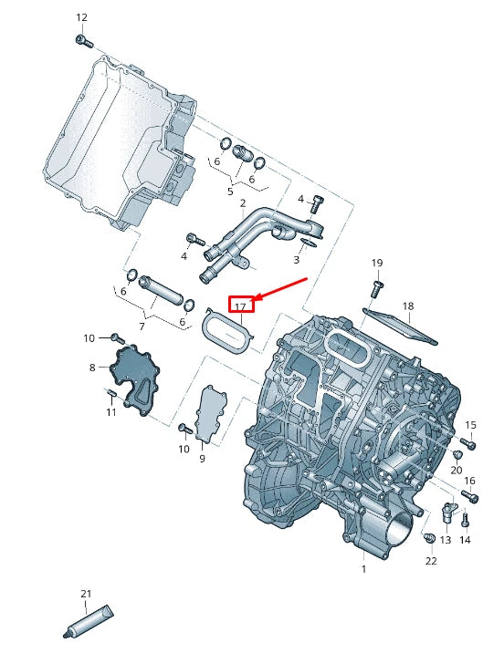 NEW AUDI E-TRON GEN POWER REGULATOR GASKET 0EF907447B