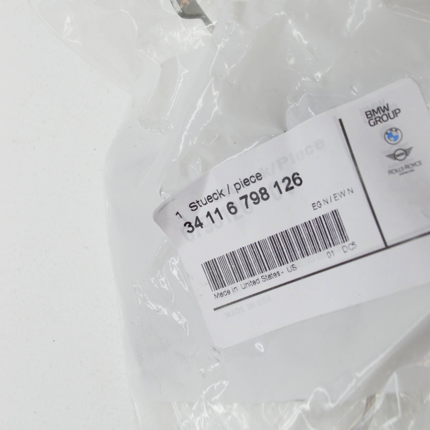 new bmw x5 f15 front wheel brake clip 34116798126 6798126 original