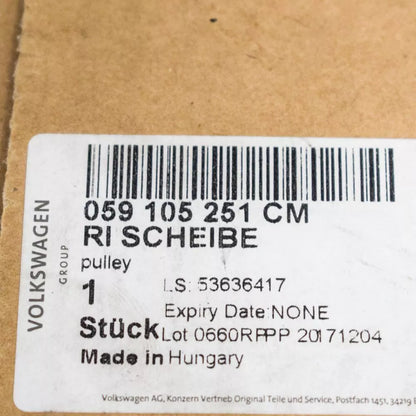 NEW AUDI A7 4G8 3.0 TDI ENGINE VIBRATION DAMPER 059105251CM ORIGINAL