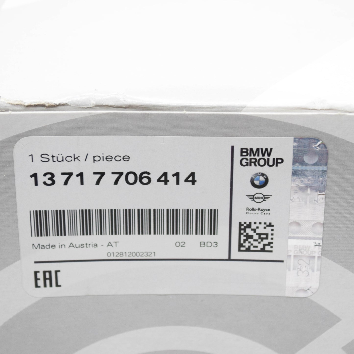 new bmw k21 r ninet 16 air filter 13717706414 original