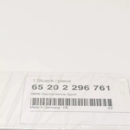 NEW BMW 1 E81 SHORT ROD SPORT BLACK ANTENNA 65202296761 ORIGINAL