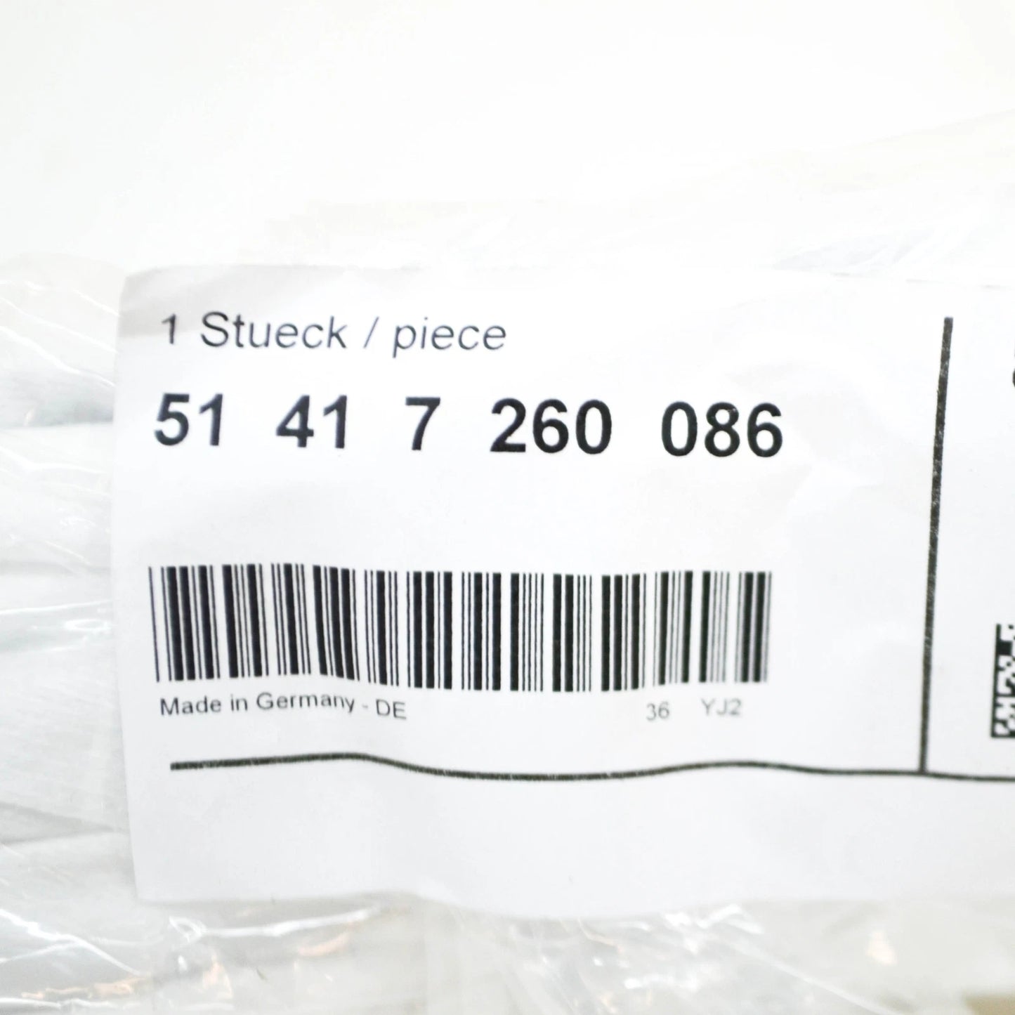 NEW BMW 3 F30 FRONT RIGHT DOOR PULL STRAP COVER 51417260086 7260086 ORIGINAL