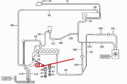 NEW MERCEDES-BENZ G-CLASS W463 RADIATOR TOP HOSE A4635015882 ORIGINAL