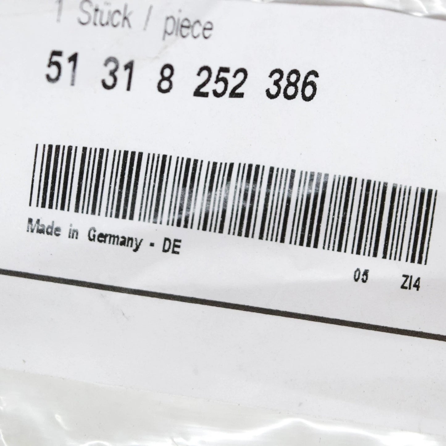 NEW BMW 3 COMPACT E46 EXTERIOR WINDSHIELD MOULDING TRIM 51318252386 ORIGINAL