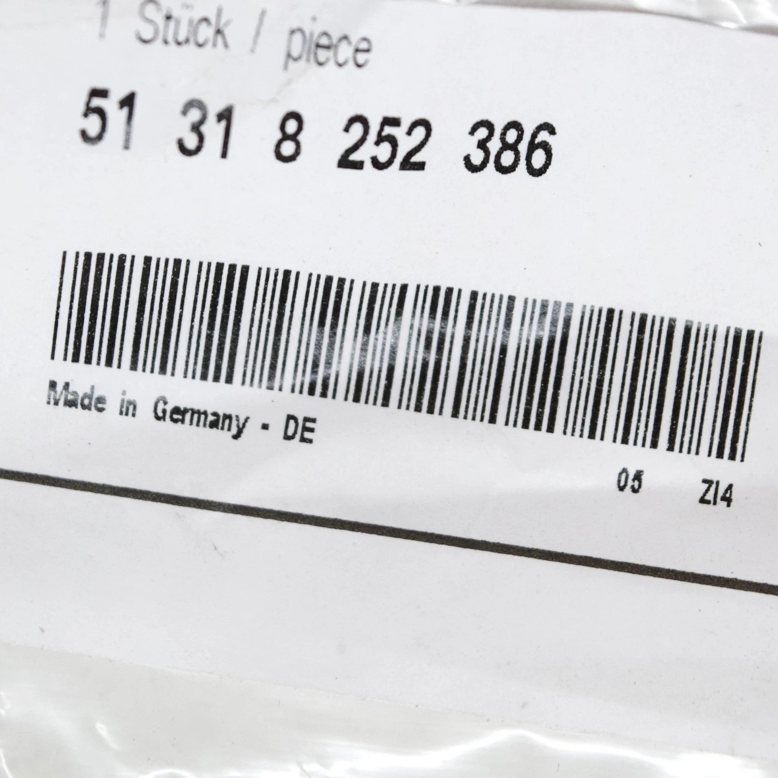 NEW BMW 3 COMPACT E46 EXTERIOR WINDSHIELD MOULDING TRIM 51318252386 ORIGINAL