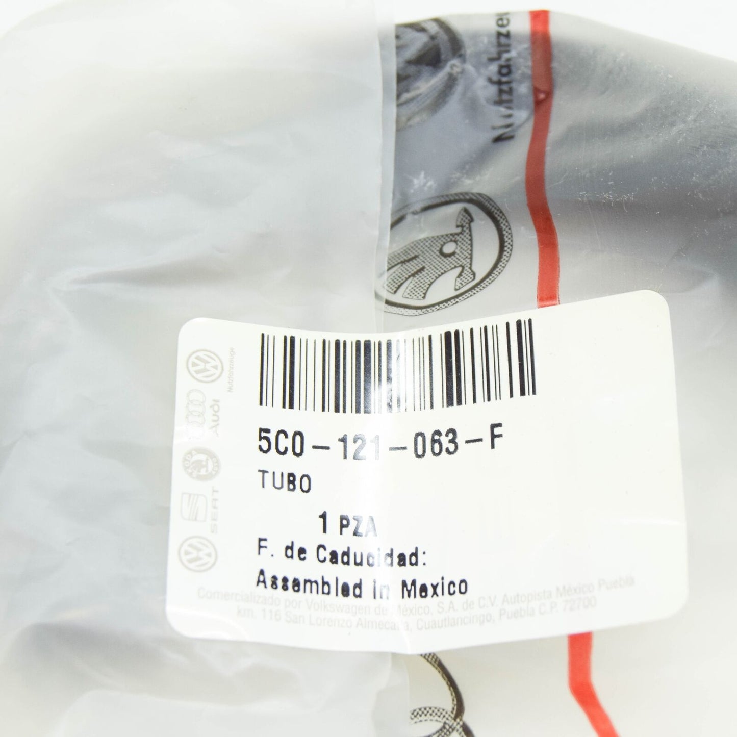 NEW VW BEETLE 5C ENGINE COOLANT HOSE 5C0121063F ORIGINAL