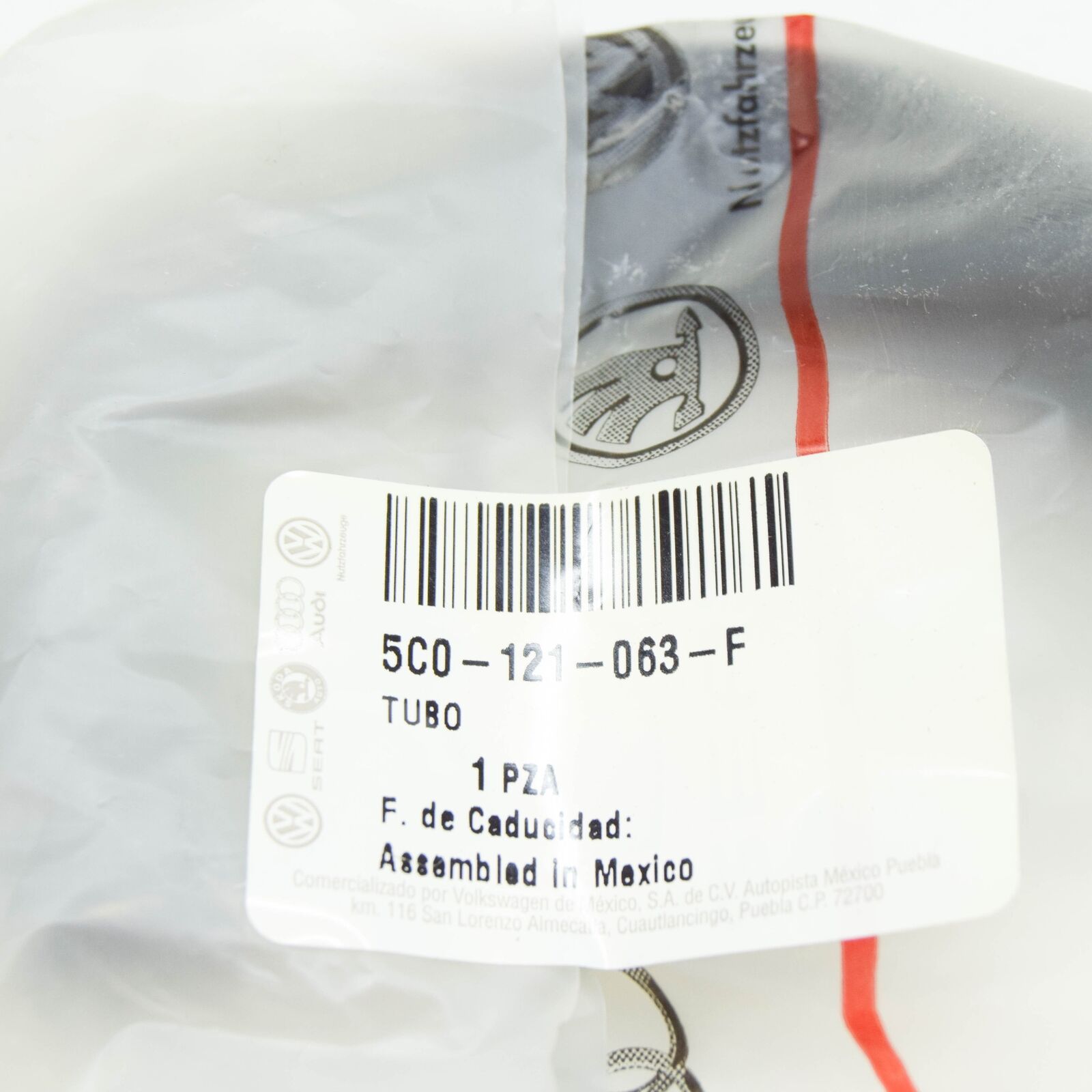 NEW VW BEETLE 5C ENGINE COOLANT HOSE 5C0121063F ORIGINAL