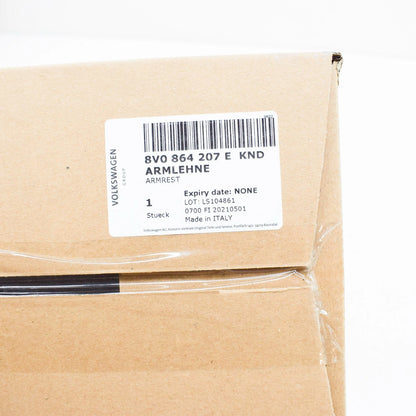 NEW AUDI A3 8V ARMREST LEATHERETTE SOUL BLACK /CLIFF GREY 8V0864207EKND