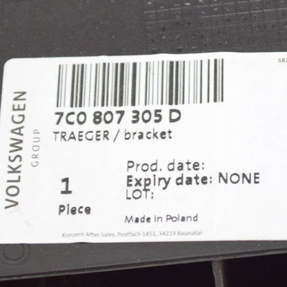 new vw crafter furgon sy rear bumper middle bracket mount 7c0807305d original