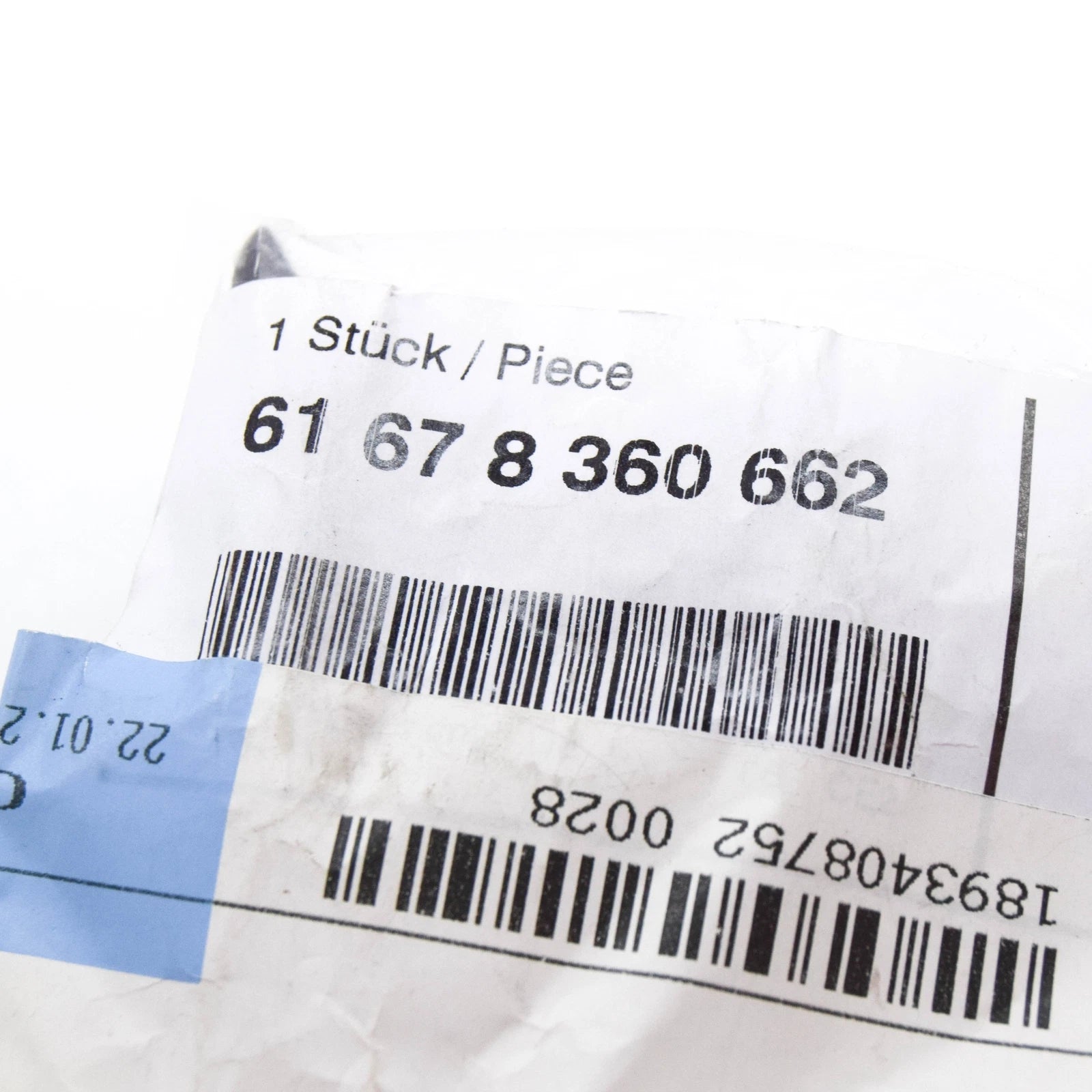 NEW BMW 5 E39 RIGHT SIDE HEADLIGHT NOZZLE SPRAY 61678360662 8360662 2002