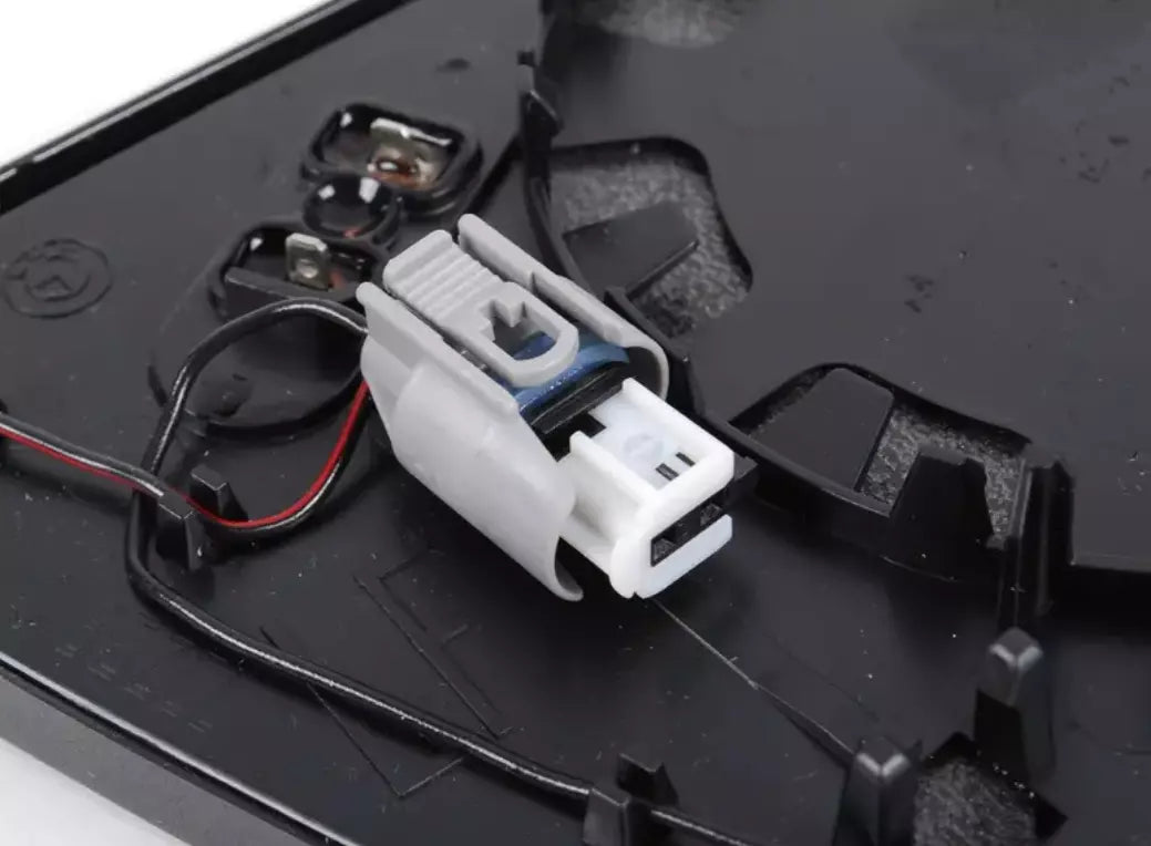 NEW BMW 6 CABRIO E64 FRONT LEFT DOOR MIRROR GLASS 51167116747 7116747 ORIGINAL