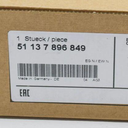 NEW BMW 5 E60 M5 FRONT LEFT FENDER WING GRILLE TRIM 51137896849 ORIGINAL