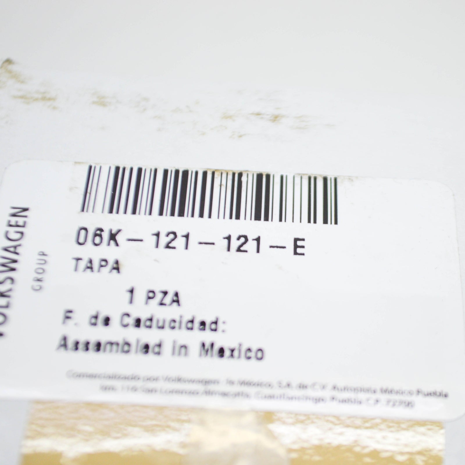 NEW VOLKSWAGEN BEETLE A5 THERMOSTAT HOUSING COVER 06K121121E ORIGINAL