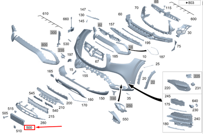 new mercedes-benz gls x167 front bumper license plate holder a1678800401