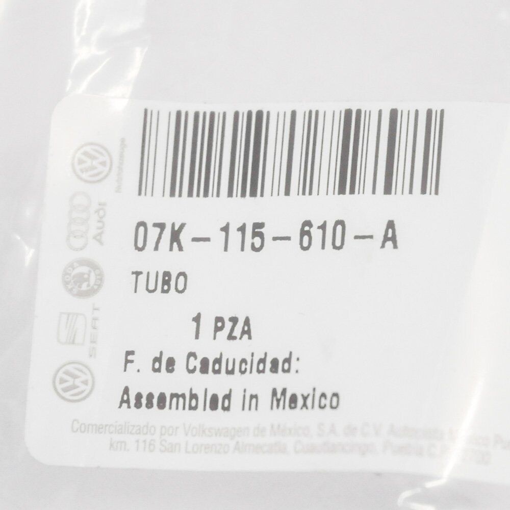 new volkswagen golf mk7 2.5 petrol oil dip stick tube 07k115610a 2013 original