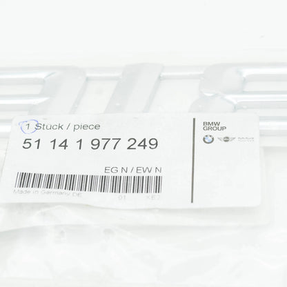 NEW BMW Z3 E36 TRUNK LID CHROME EMBLEM 51141977249 ORIGINAL