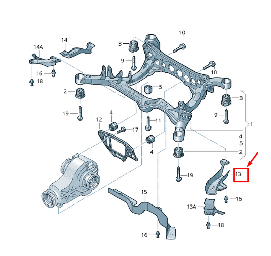 new audi a6 allroad 4g rear left stone chip guard 4g0505567a original