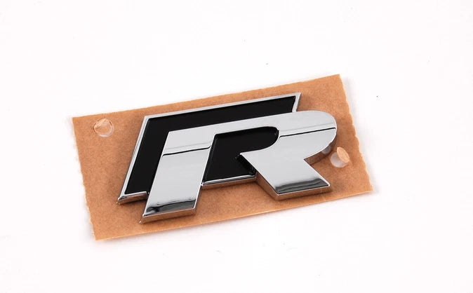 VOLKSWAGEN REAR ''R'' BADGE LOGO EMBLEM 1K8853675KFXC NEW