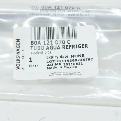 NEW AUDI Q5 FY 80A ENGINE WATER COOLANT HOSE 80A121070C ORIGINAL