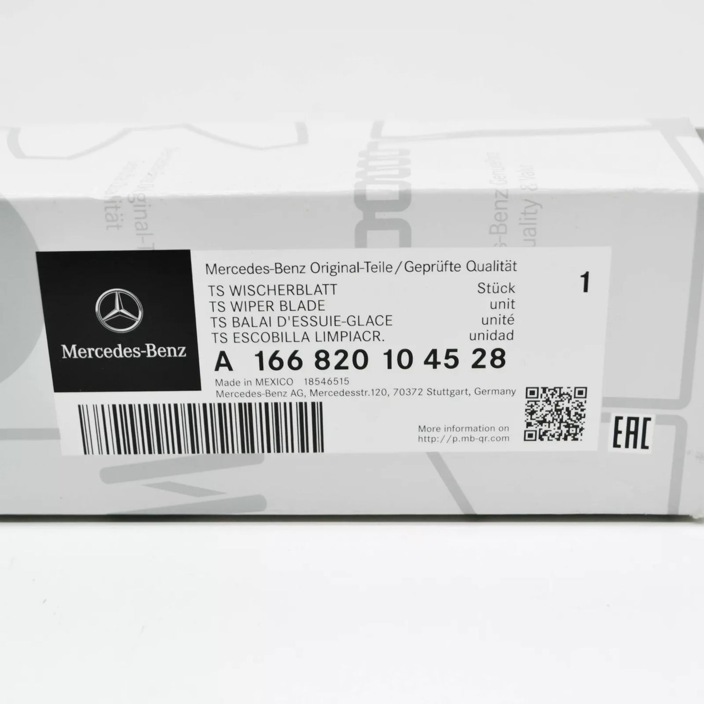 NEW MERCEDES-BENZ GL-CLASS X166 FRONT WIPER ARMS LHD A166820104528 ORIGINAL