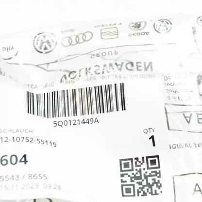 NEW AUDI A3 SPORTBACK 8V UPPER EXPANSION TANK HOSE 5Q0121449A ORIGINAL