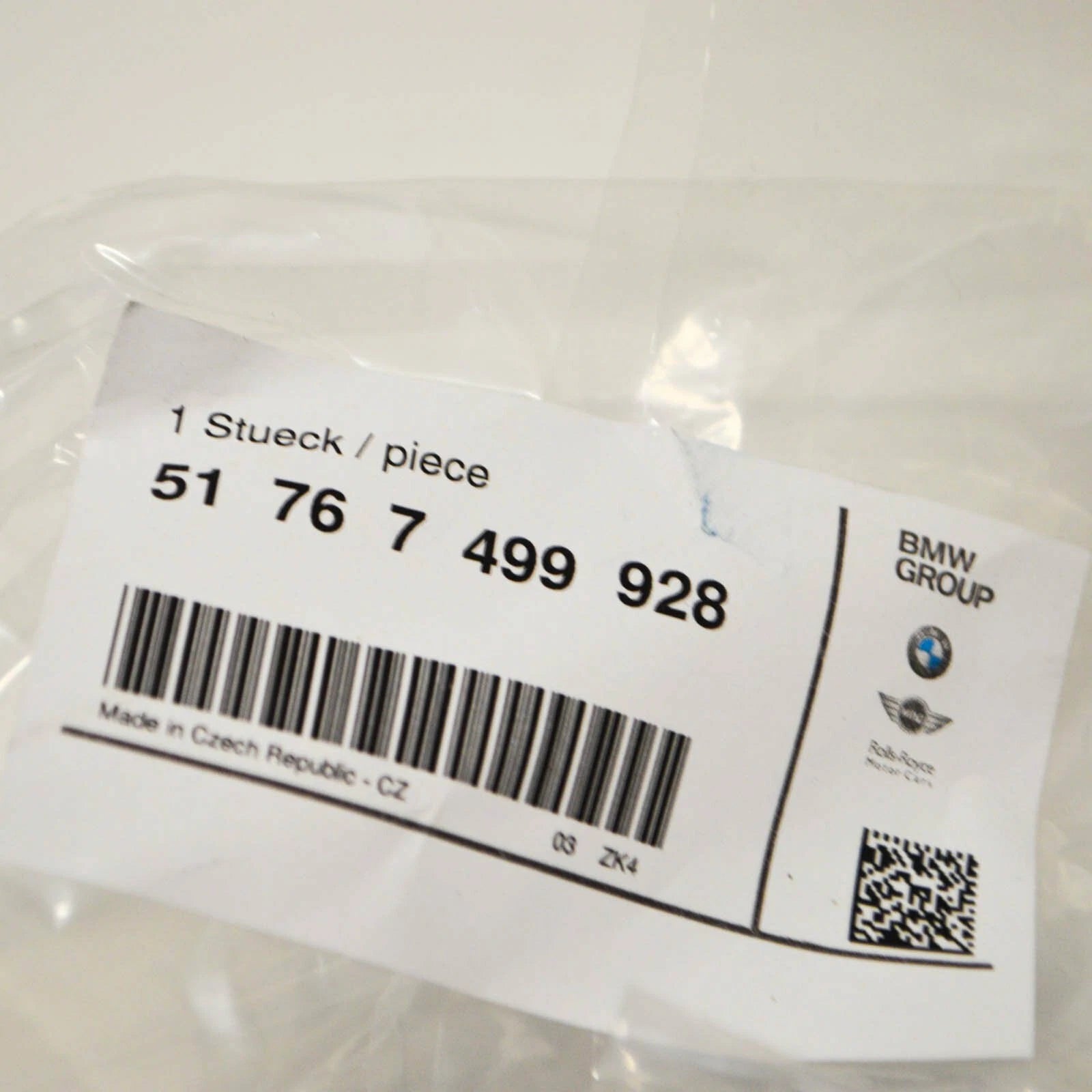 NEW BMW 3 G20 FRONT RIGHT HEADLIGHT COVER 51767499928 ORIGINAL