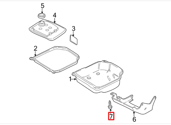NEW VOLKSWAGEN GOLF IV POWERTRAIN SKID PLATE BOLT N10257501 ORIGINAL