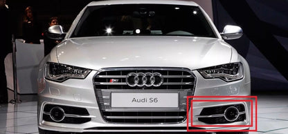 NEW AUDI A6 S6 S LINE FRONT BUMPER LEFT FOG LIGHT GRILL 4G0807681K01C