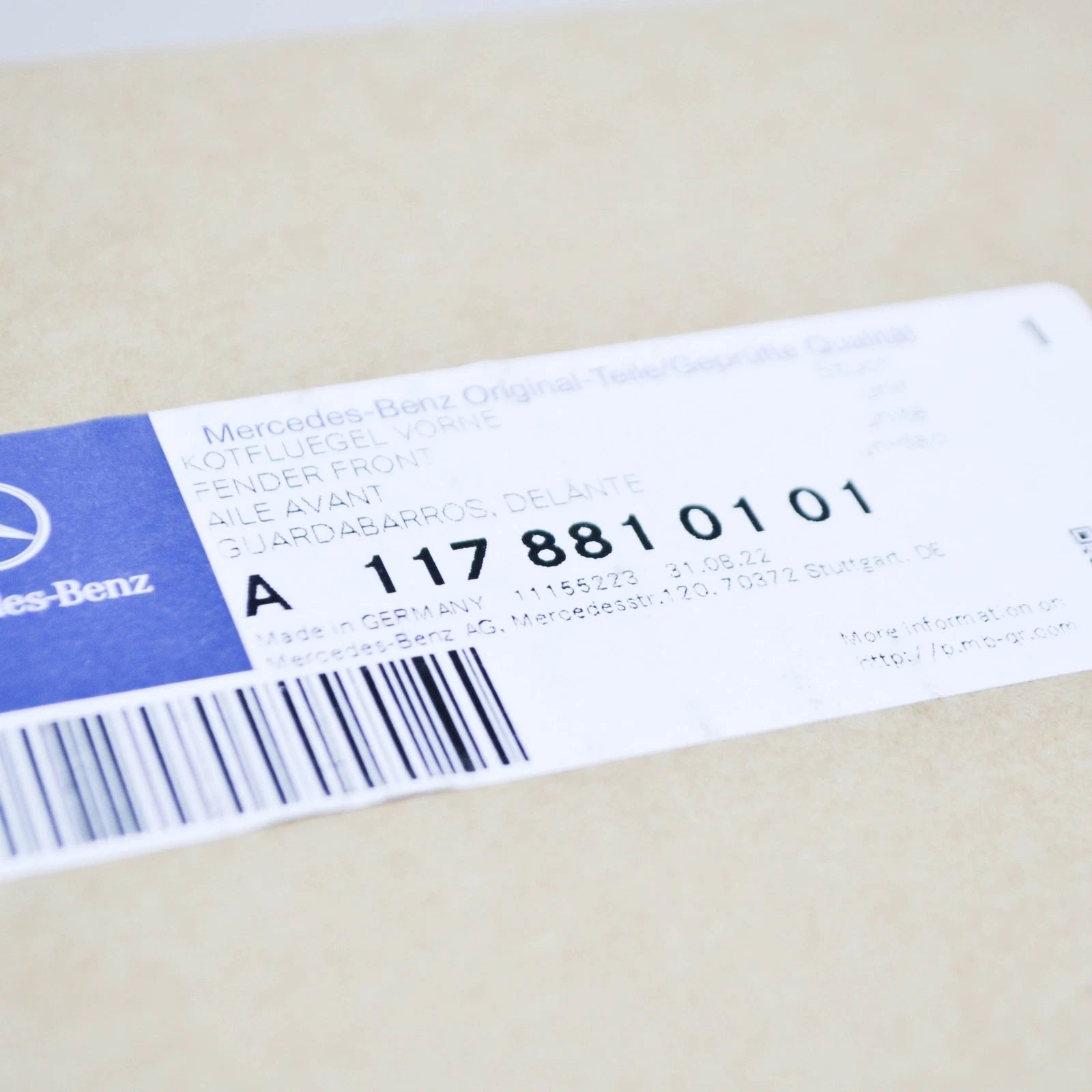 NEW MERCEDES-BENZ CLA COUPE C117 FRONT LEFT FENDER A1178810101