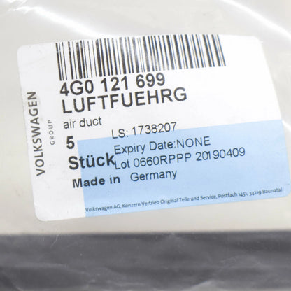 NEW AUDI RS6 4G LEFT AUXILIARY RADIATOR SEAL 4G0121699