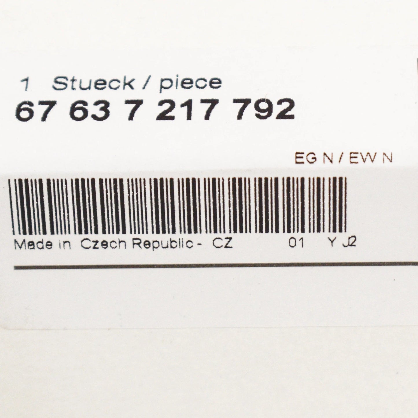 NEW BMW 1 F20 HEADLIGHTS WASHER PUMP 67637217792 7217792 ORIGINAL