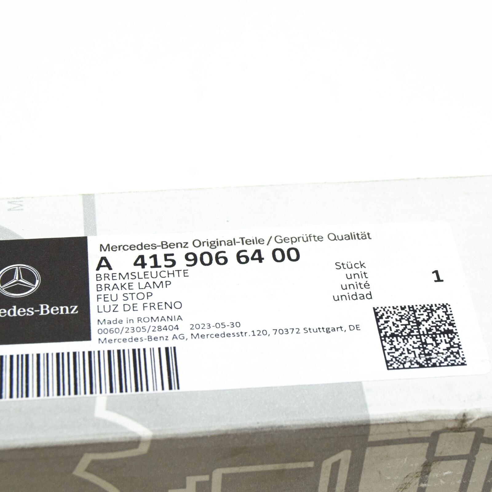 NEW MERCEDES BENZ CITAN 415 REAR THIRD BRAKE CENTRE STOP LIGHT A4159066400