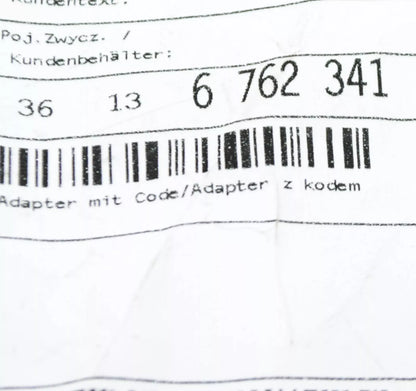 NEW BMW 1 E81 WHEEL BOLT ADAPTER WITH CODE 36136762341 6762341 ORIGINAL