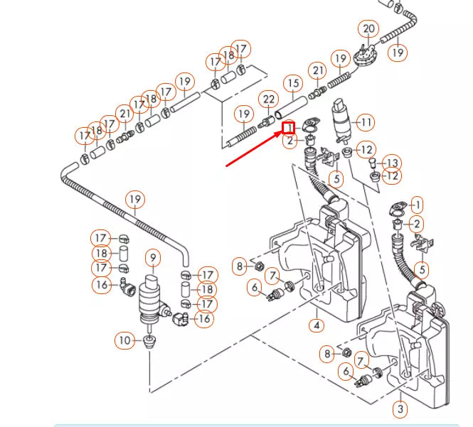 NEW AUDI A1 8X WASHER FLUID RESERVOIR CAP 1K0955455 ORIGINAL