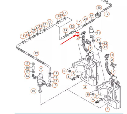 NEW AUDI A1 8X WASHER FLUID RESERVOIR CAP 1K0955455 ORIGINAL