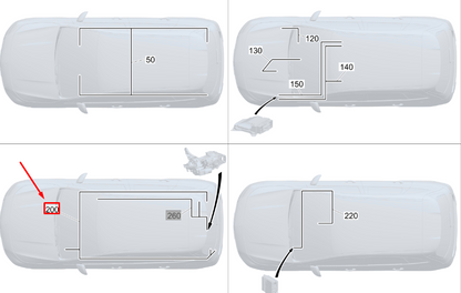 new mb gla h247 flexray bus system wiring harness lhd a2475404414 original