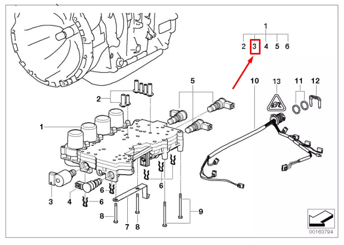 NEW BMW 3 CABRIO E46 PRESSURE REGULATOR 1423988 24321423988 ORIGINAL