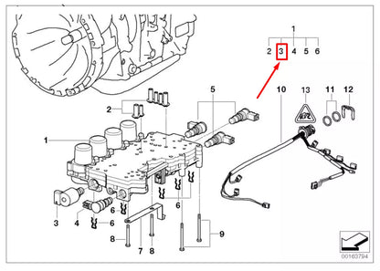 NEW BMW 3 CABRIO E46 PRESSURE REGULATOR 1423988 24321423988 ORIGINAL