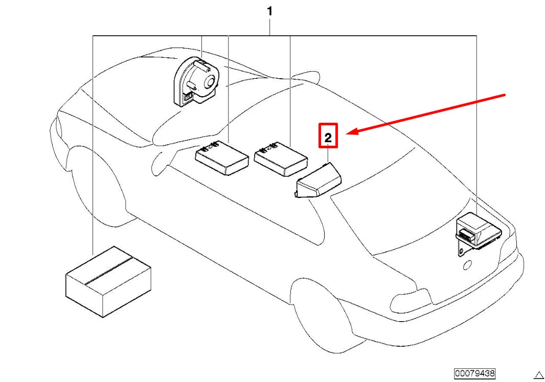 NEW BMW 3 E46 CENTER CONSOLE HOUSING 7024827 51167024827 ORIGINAL