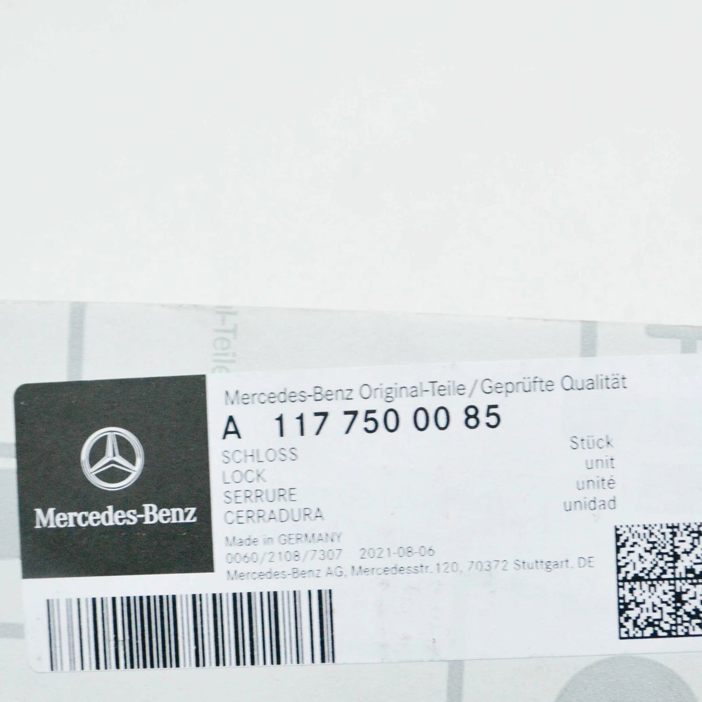 NEW MERCEDES-BENZ CLA C117 TRUNK BOOT LID LOCK A1177500085