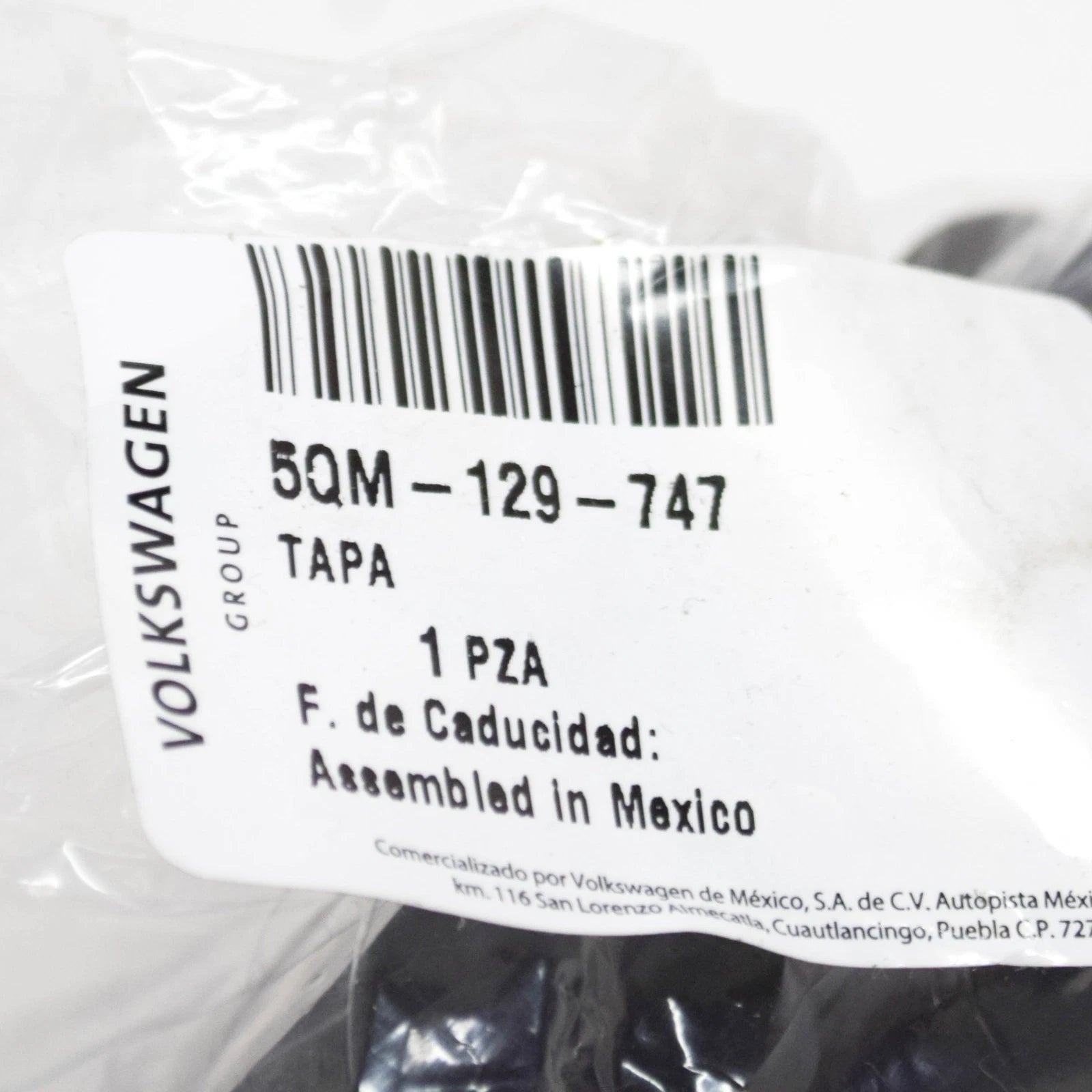 NEW VW JETTA MK7 SLAM PANEL AIR GUIDE INTAKE FLAP 5QM129747 ORIGINAL