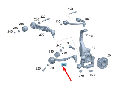 NEW MERCEDES-BENZ E W213 FRONT RIGHT TENSION STRUT A2053301405 ORIGINAL