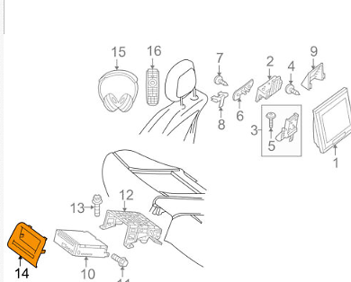 NEW MERCEDES BENZ E W212 REAR OPERATING UNIT TRIM PANEL A21284600277J22 ORIGINAL