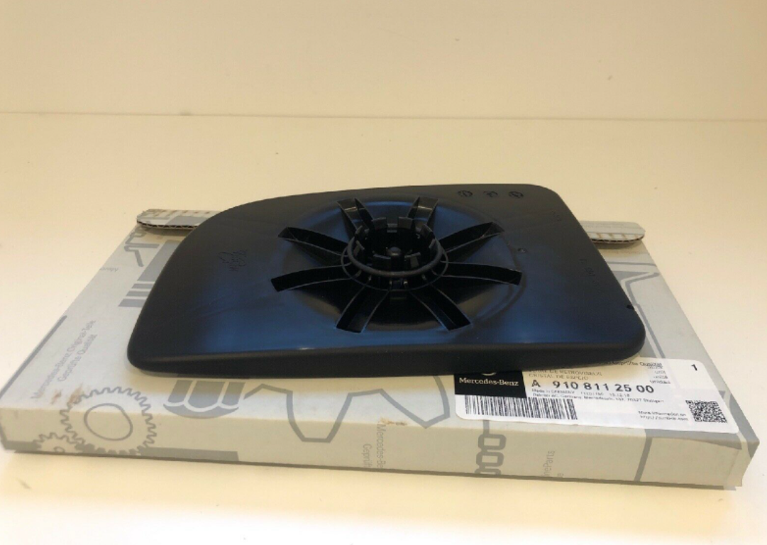 NEW MB SPRINTER W907 FRONT LEFT DOOR MIRROR UPPER GLASS A9108112500 ORIGINAL