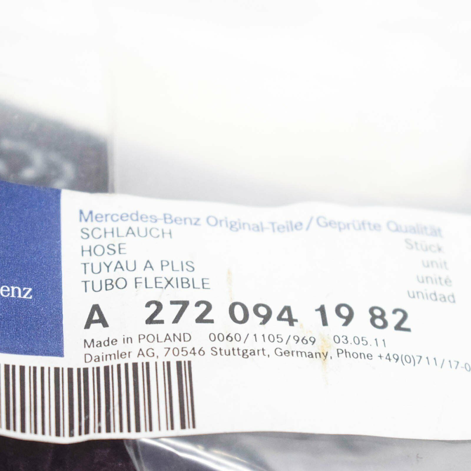 NEW MERCEDES-BENZ SLK R171 LEFT AIR INTAKE HOSE A2720941982 ORIGINAL