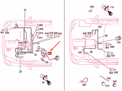 NEW MERCEDES-BENZ VITO W639 SPEED SENSOR PULSE SENDER UNIT A0135425017 ORIGINAL